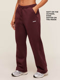Gymshark Cosy Luxe Straight Leg Regular Joggers — Rich Maroon — 2