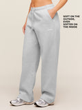 Gymshark Cosy Luxe Straight Leg Regular Joggers — Soft Grey Marl — 2