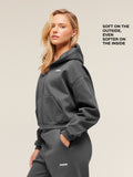 Gymshark Cosy Luxe Zip Through Hoodie — Grey — 2