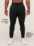 Gymshark Power Wordmark Joggers — Black/Asphalt Grey — 2