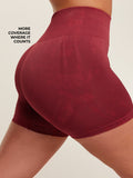 Gymshark Everyday Seamless Washed Shorts — Sets Red/Wash — 3