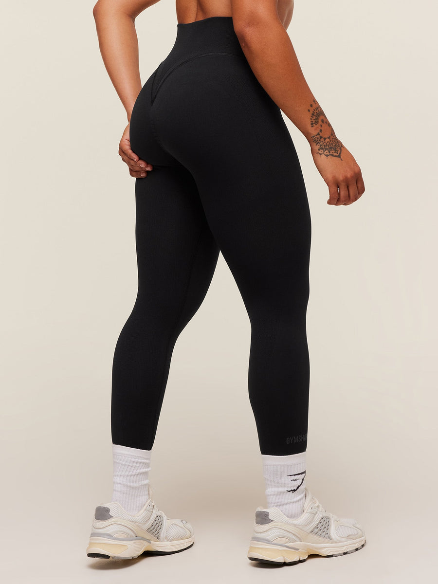Gymshark Activate Seamless Leggings — Black — 3