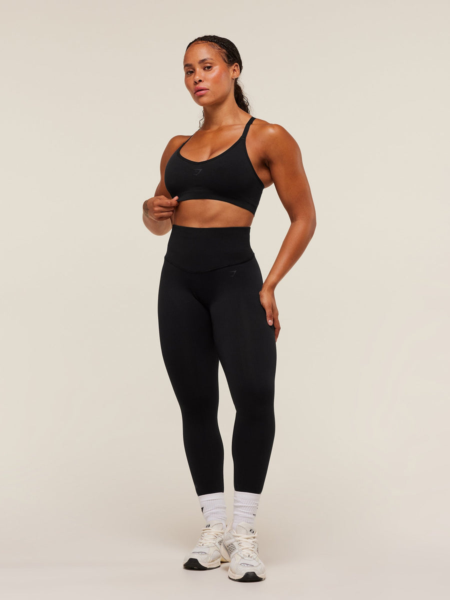 Gymshark Activate Seamless Leggings — Black — 4