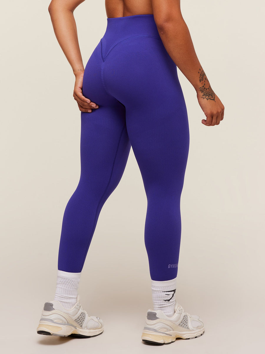 Gymshark Activate Seamless Leggings — Cobalt Purple — 3