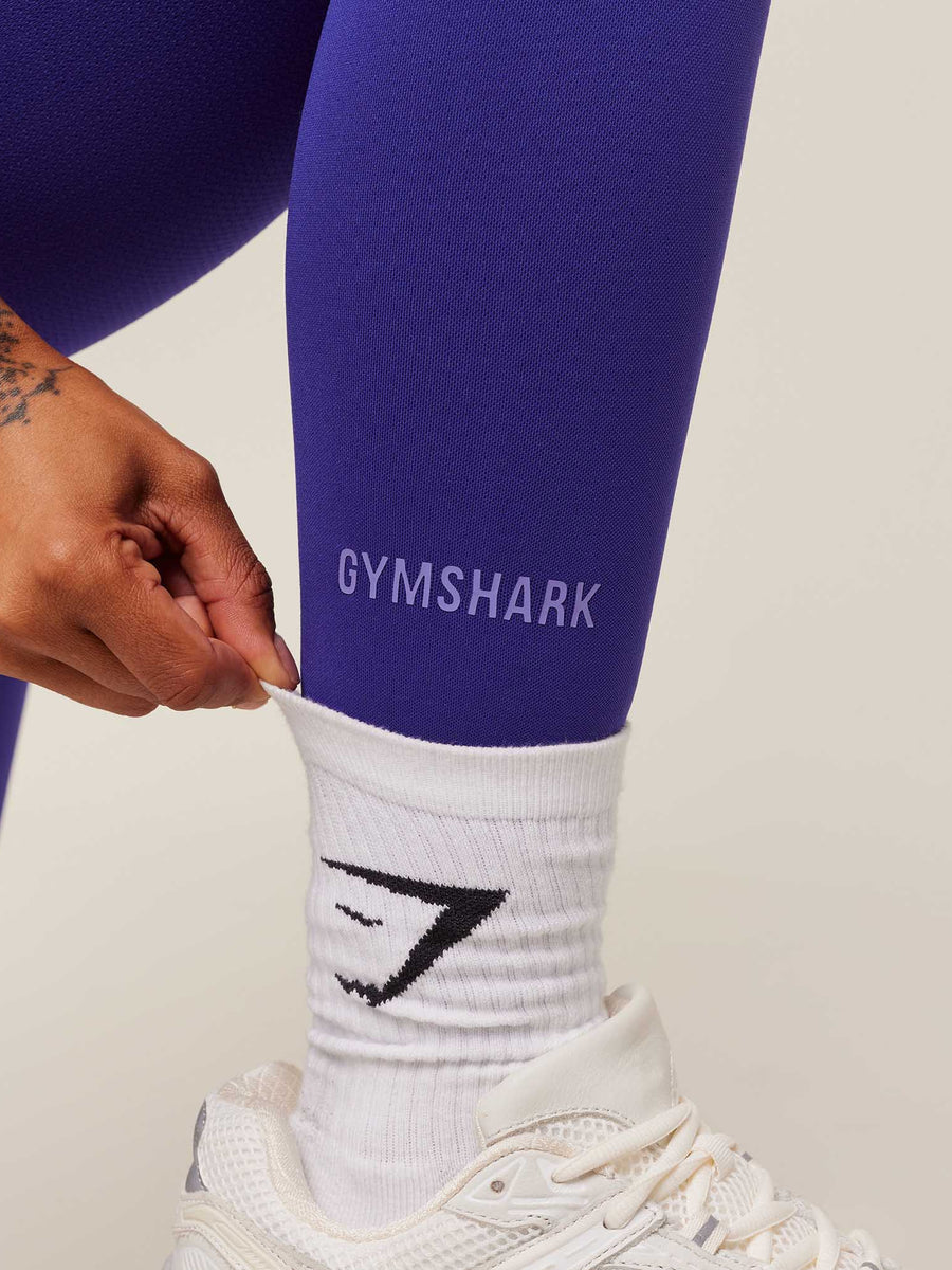 Gymshark Activate Seamless Leggings — Cobalt Purple — 6