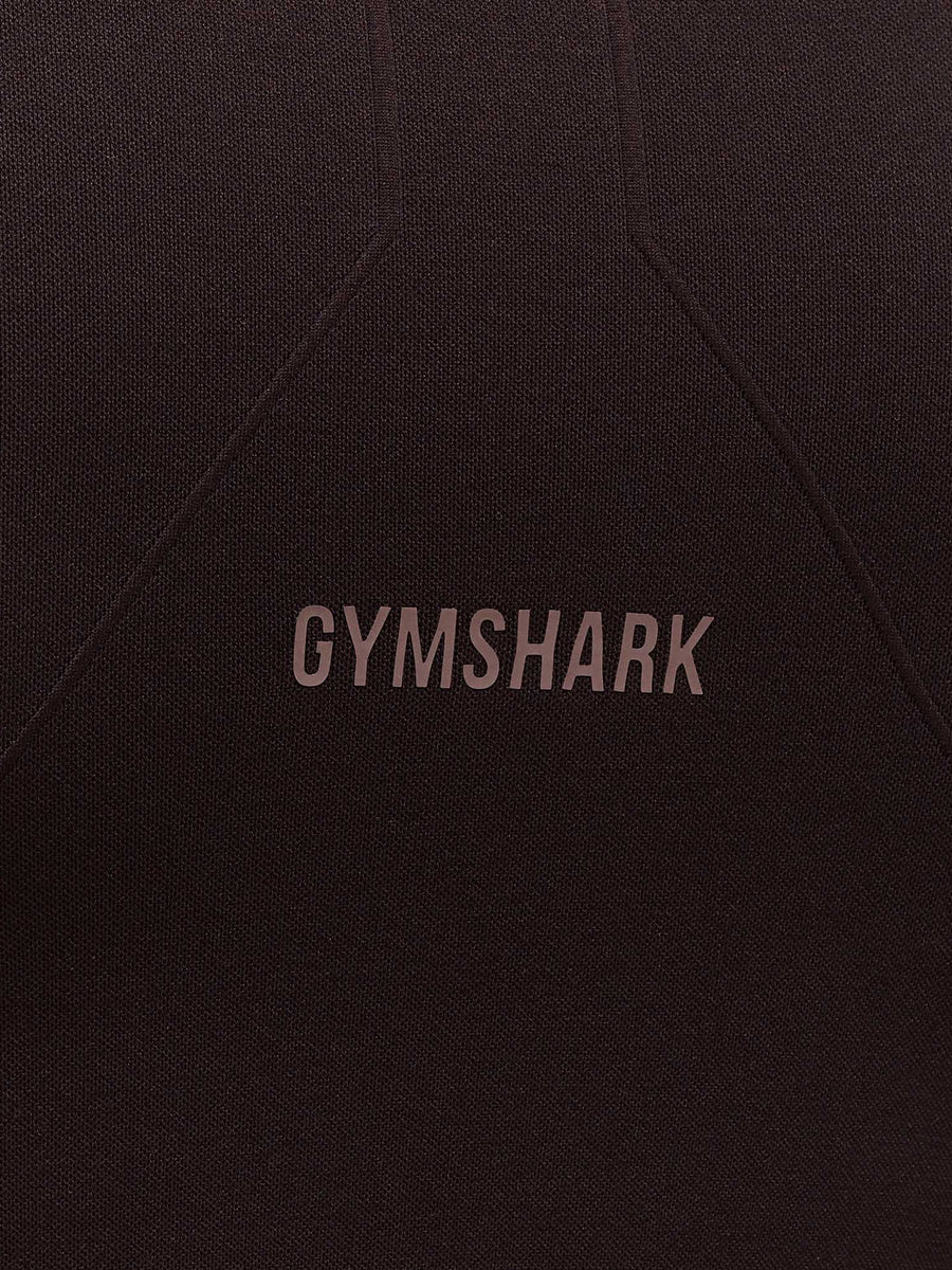 Gymshark Activate Long Sleeve Crop Top — Plum Brown — 5