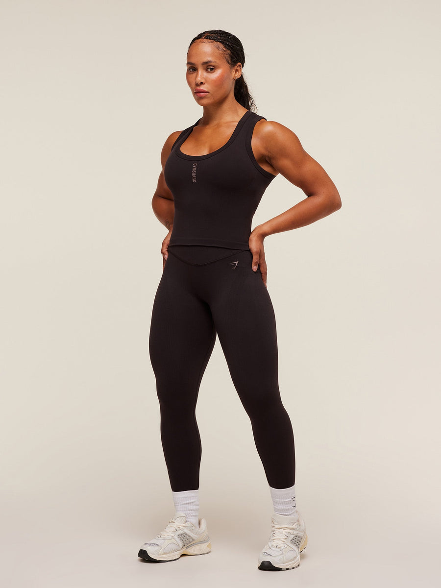 Gymshark Activate Seamless Tank — Plum Brown — 4