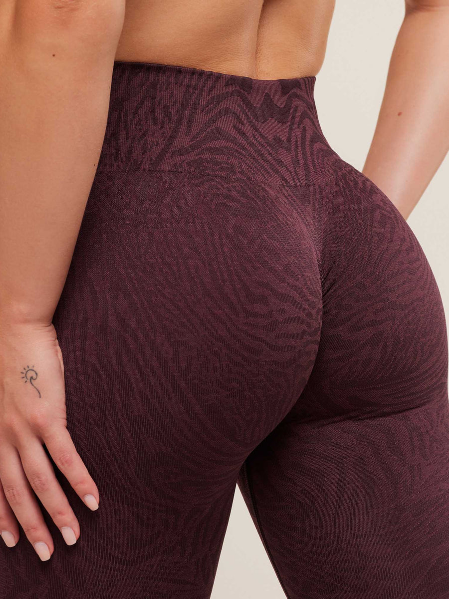 Gymshark Adapt Animal Seamless Leggings — Cherry Purple/Reset Pink — 5