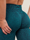 Gymshark Adapt Animal Seamless Leggings — Navy/Brand Blue — 5