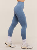 Gymshark Adapt Animal Seamless Leggings — Worn Blue/Peri Blue — 3