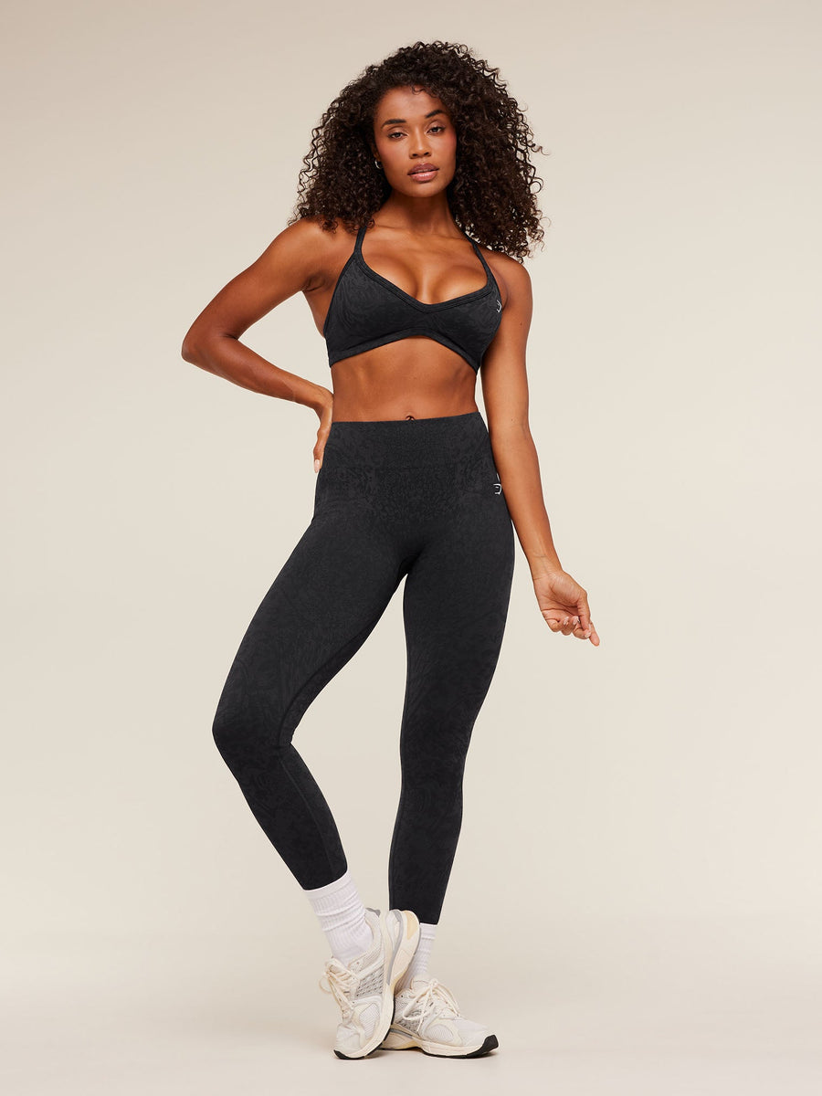 Gymshark Adapt Animal X Whitney Leggings — Black /  Asphalt Grey — 5