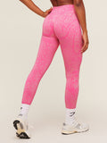 Gymshark Adapt Animal X Whitney Leggings — Electric Pink /  Sorbet Yellow — 3