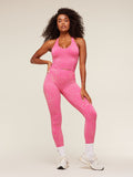 Gymshark Adapt Animal X Whitney Leggings — Electric Pink /  Sorbet Yellow — 5