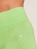 Gymshark Adapt Animal X Whitney Leggings — Energy Gelato Green /  Sorbet Yellow — 7