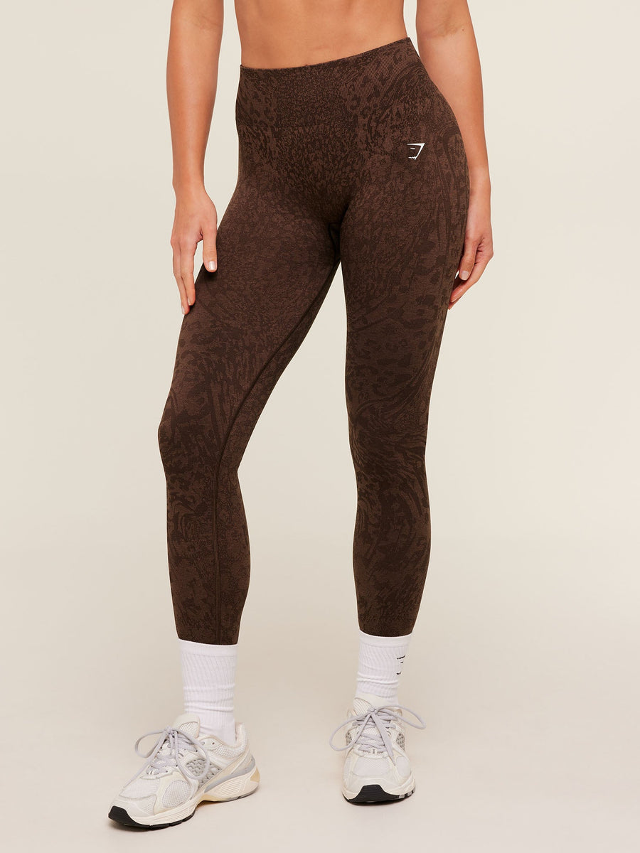 Gymshark Adapt Animal X Whitney Leggings — GS Archive Brown/GS Soft Brown — 1