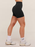 Gymshark Adapt Animal Seamless Shorts — Black/Asphalt Grey — 3