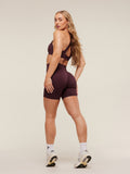 Gymshark Adapt Animal Seamless Shorts — Cherry Purple/Reset Pink — 4