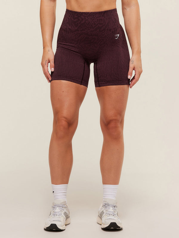 Gymshark Adapt Animal Seamless Shorts — Cherry Purple/Reset Pink