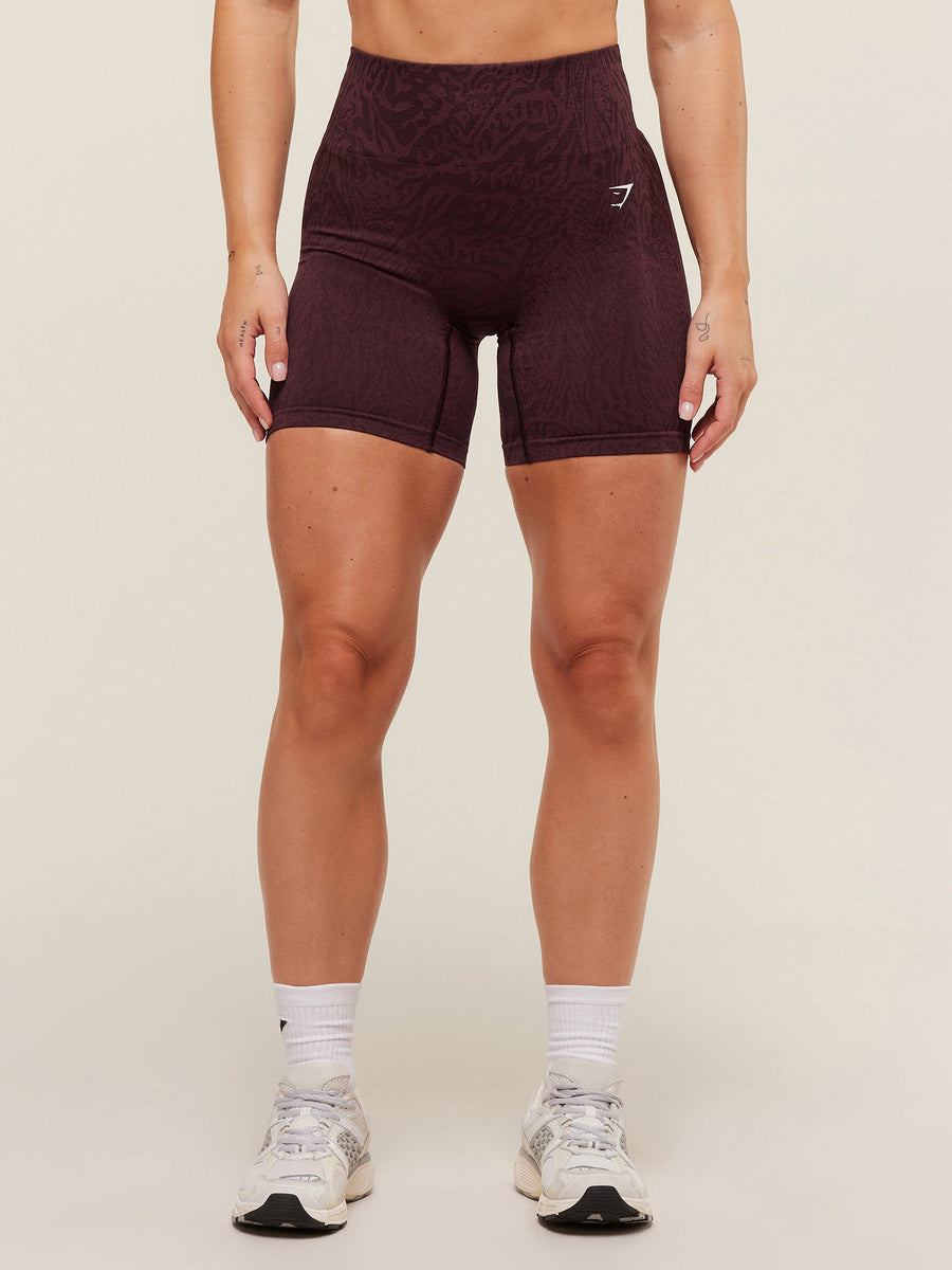 Gymshark Adapt Animal Seamless Shorts — Cherry Purple/Reset Pink — 1