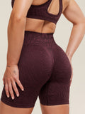 Gymshark Adapt Animal Seamless Shorts — Cherry Purple/Reset Pink — 5