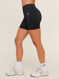 Gymshark Adapt Animal X Whitney Shorts — Black /  Asphalt Grey — 4