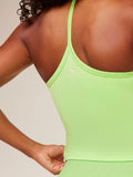 Gymshark Adapt Animal X Whitney Tank Top with Shelf — Energy Gelato Green /  Sorbet Yellow — 6