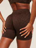 Gymshark Adapt Animal X Whitney Shorts — GS Archive Brown/GS Soft Brown — 6