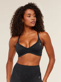 Gymshark Adapt Animal X Whitney Sports Bra — Black /  Asphalt Grey — 1