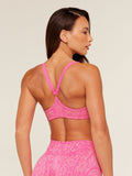 Gymshark Adapt Animal X Whitney Sports Bra — Electric Pink /  Sorbet Yellow — 3
