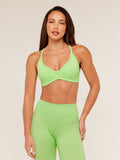 Gymshark Adapt Animal X Whitney Sports Bra — Energy Gelato Green /  Sorbet Yellow — 1