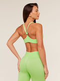 Gymshark Adapt Animal X Whitney Sports Bra — Energy Gelato Green /  Sorbet Yellow — 3