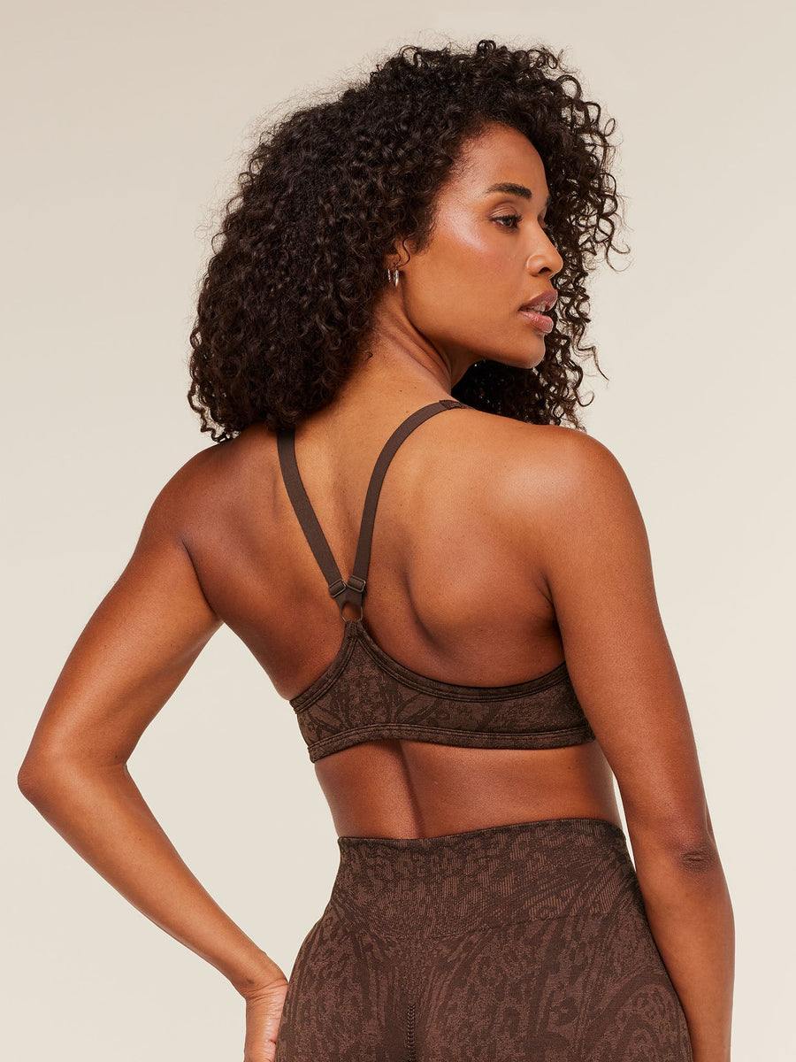 Gymshark Adapt Animal X Whitney Sports Bra — Archive Brown /  Soft Brown — 3