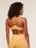 Gymshark Adapt Animal X Whitney Sports Bra — Sorbet Yellow /  Dayglow Peach — 4