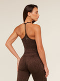 Gymshark Adapt Animal Tank Top with Shelf — Archive Brown/Soft Brown — 3