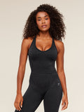 Gymshark Adapt Animal X Whitney Tank Top with Shelf — Black /  Asphalt Grey — 1