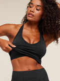 Gymshark Adapt Animal X Whitney Tank Top with Shelf — Black /  Asphalt Grey — 6