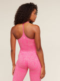 Gymshark Adapt Animal X Whitney Tank Top with Shelf — Electric Pink /  Sorbet Yellow — 3