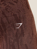Gymshark Adapt Camo Seamless Leggings — Archive Brown/Soft Brown — 6