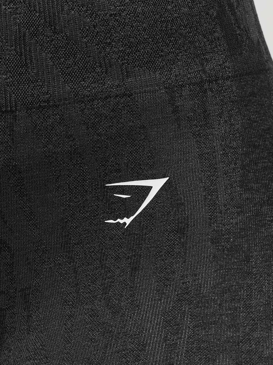 Gymshark Adapt Camo Seamless Leggings — Asphalt Grey/Black — 6