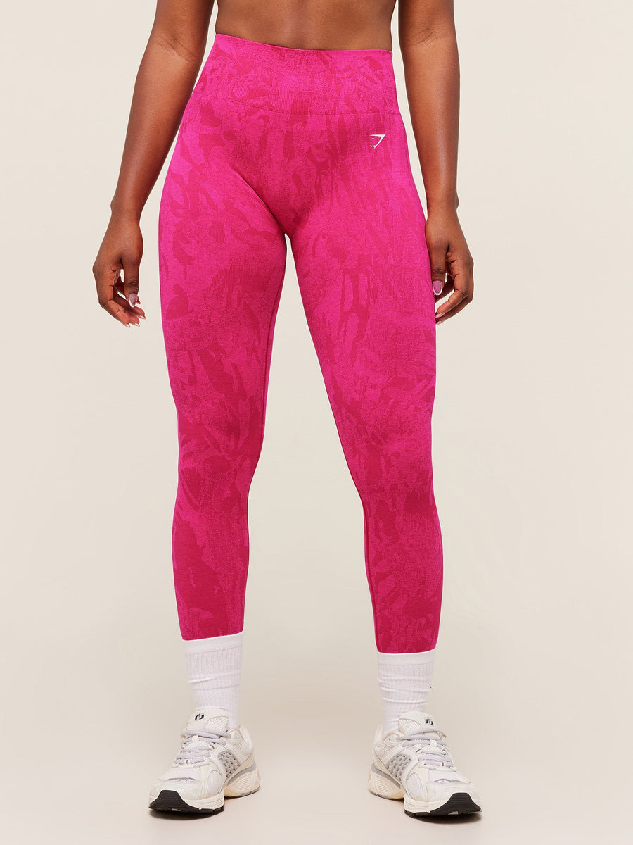 Gymshark Adapt Camo Seamless Leggings — Build Pink/Energy Pink — 1