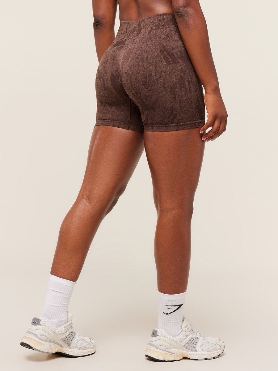 Gymshark Adapt Camo Seamless Shorts — Archive Brown/Soft Brown — 2
