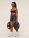 Gymshark Adapt Camo Seamless Shorts — Asphalt Grey/Black — 4