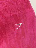 Gymshark Adapt Camo Seamless Shorts — Build Pink/Energy Pink — 6