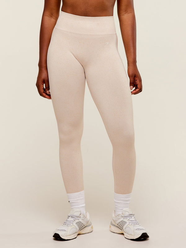 Gymshark Adapt Fleck x Whitney Leggings — Mineral | Coconut White