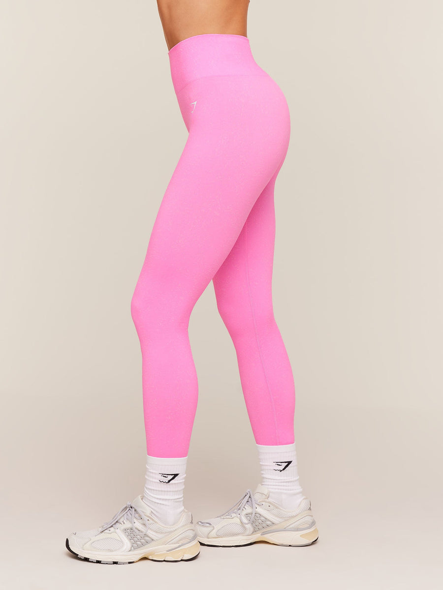 Gymshark Adapt Fleck x Whitney Leggings — Focus Pink/Tinted White — 3