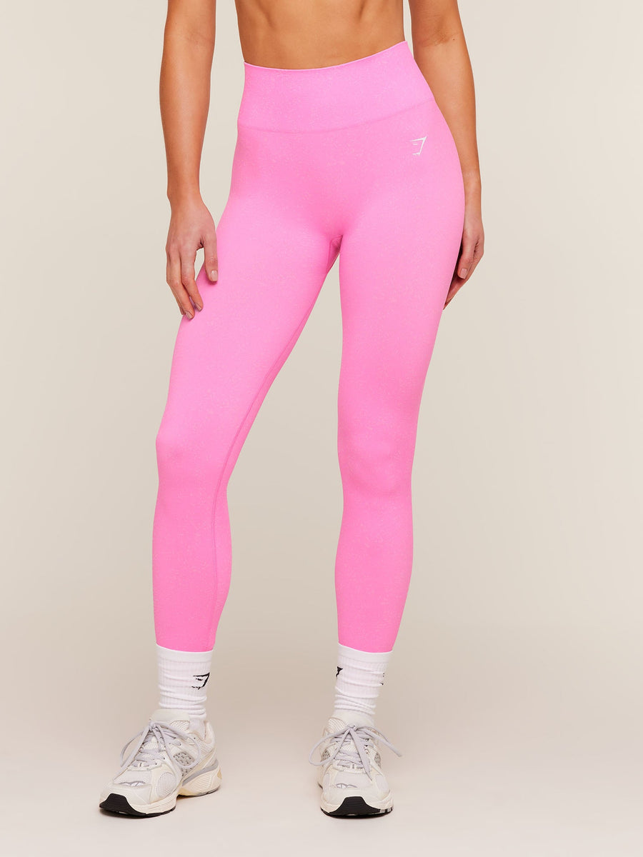 Gymshark Adapt Fleck x Whitney Leggings — Focus Pink/Tinted White — 1