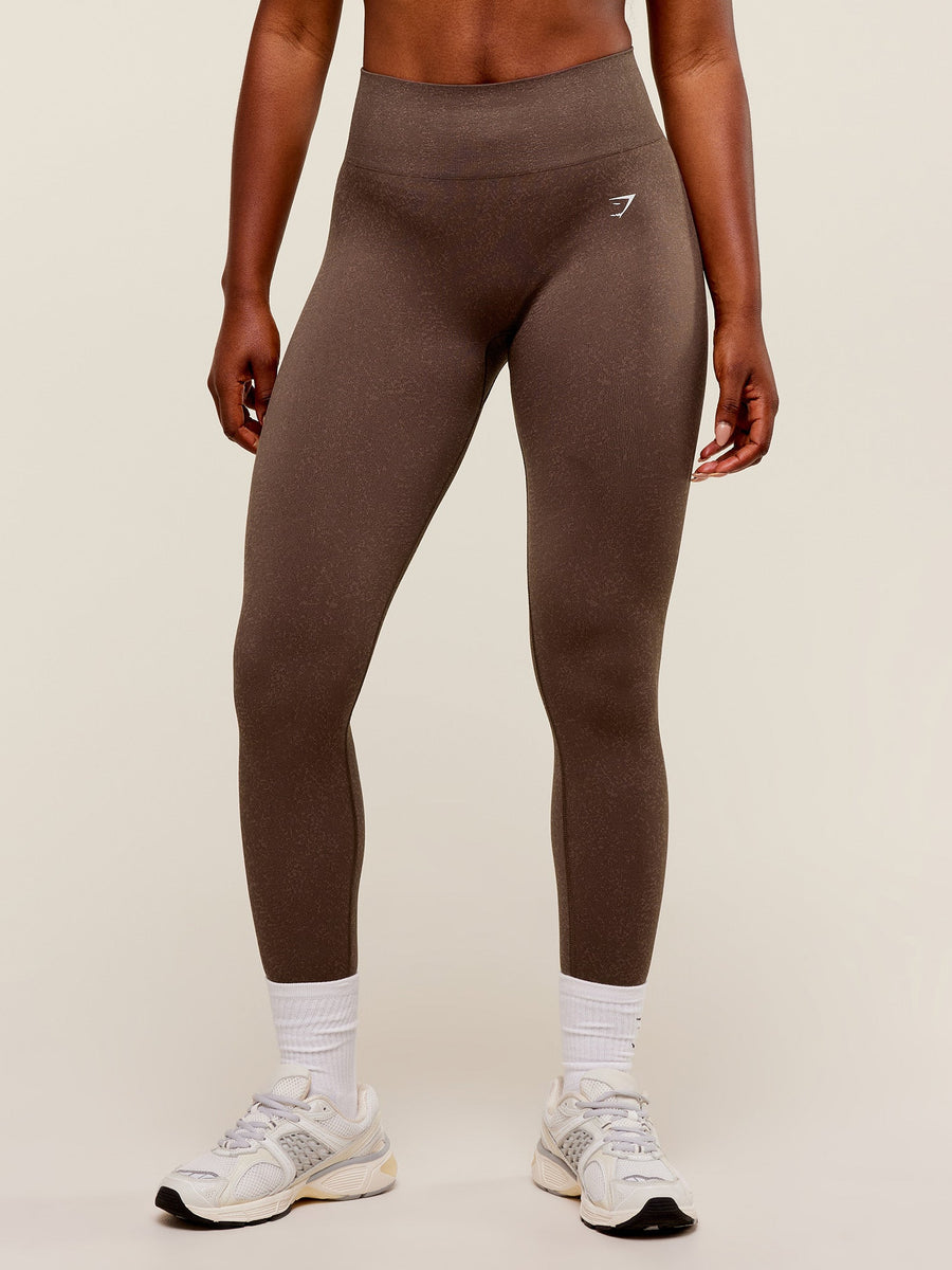Gymshark Adapt Fleck x Whitney Leggings — Soft Brown/Chestnut Pink — 1
