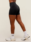Gymshark Adapt Fleck Seamless Shorts — Black/Smokey Grey — 5