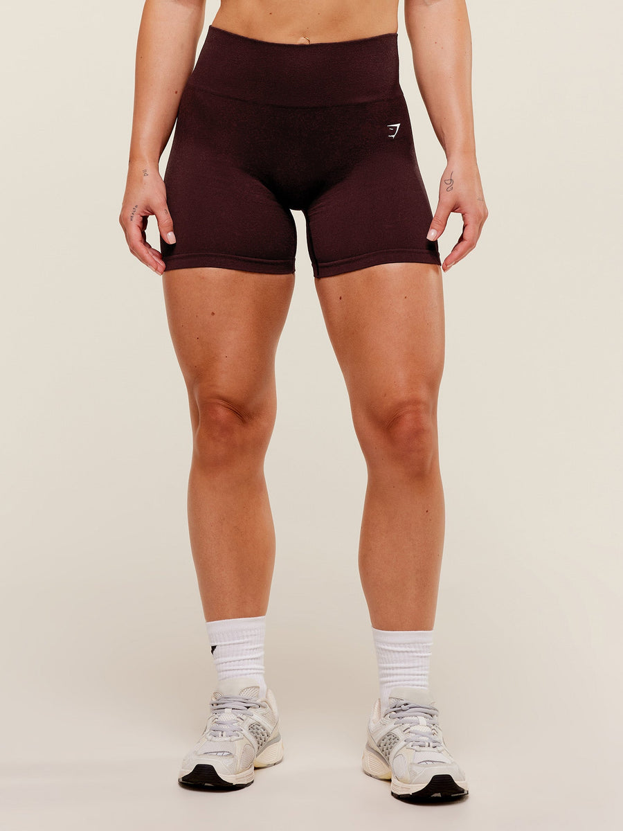 Gymshark Adapt Fleck Seamless Shorts — Cherry Purple/Rich Maroon — 1
