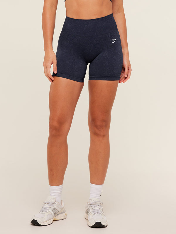 Gymshark Adapt Fleck Seamless Shorts — Heavy Blue/Iron Blue
